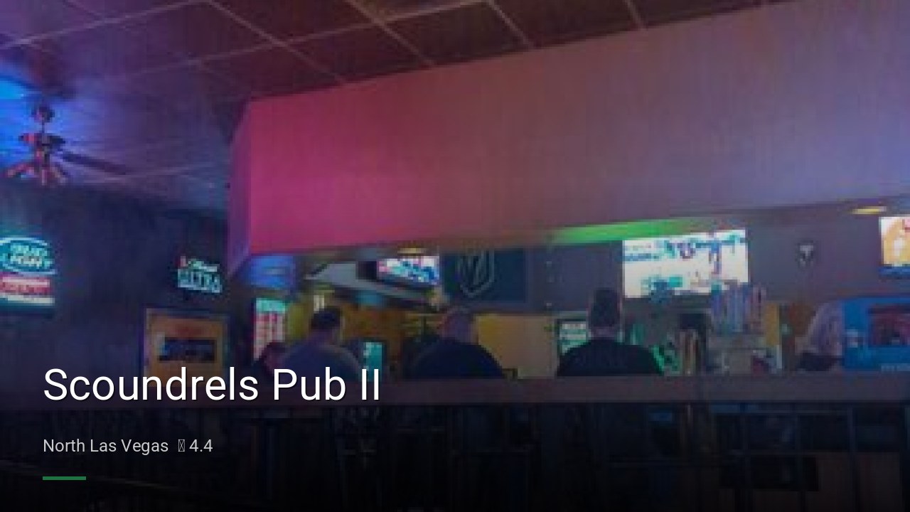 Scoundrels Pub II - Sports Bars in North Las Vegas