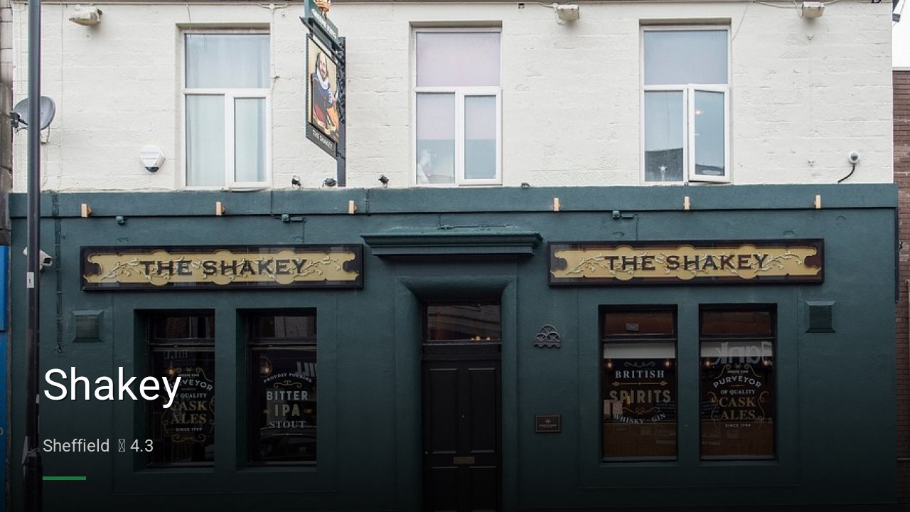 Shakey - Sports Bars in Sheffield