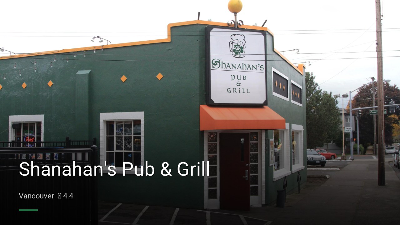 Shanahan's Pub & Grill - Sports Bars in Vancouver
