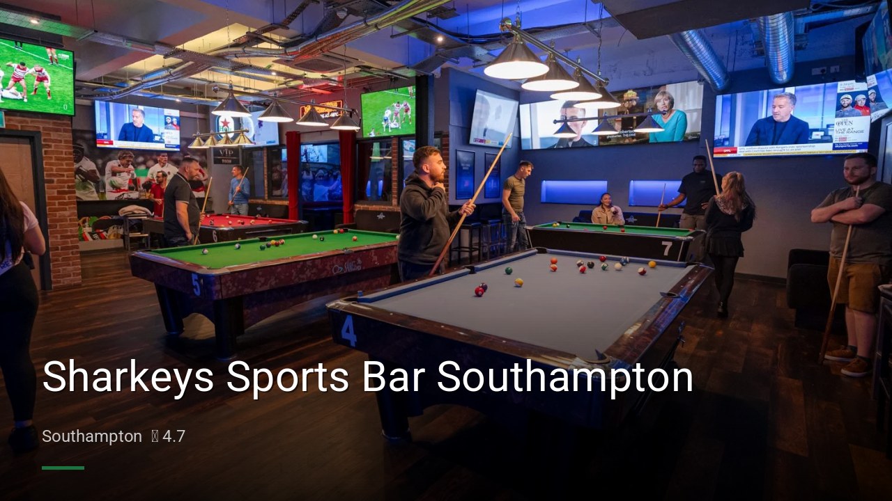 Sharkeys Sports Bar Southampton - Sports Bars in Southampton