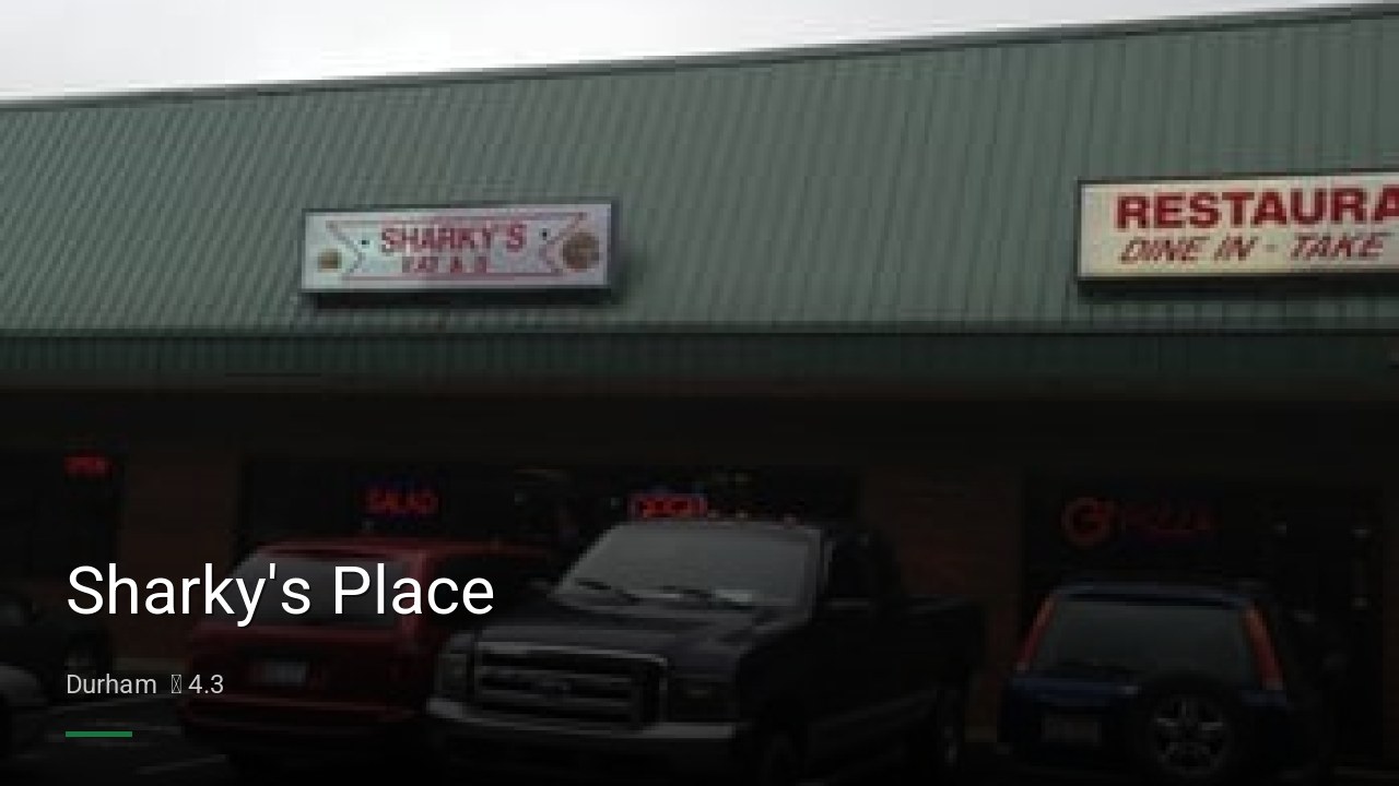 Sharky's Place - Sports Bars in Durham