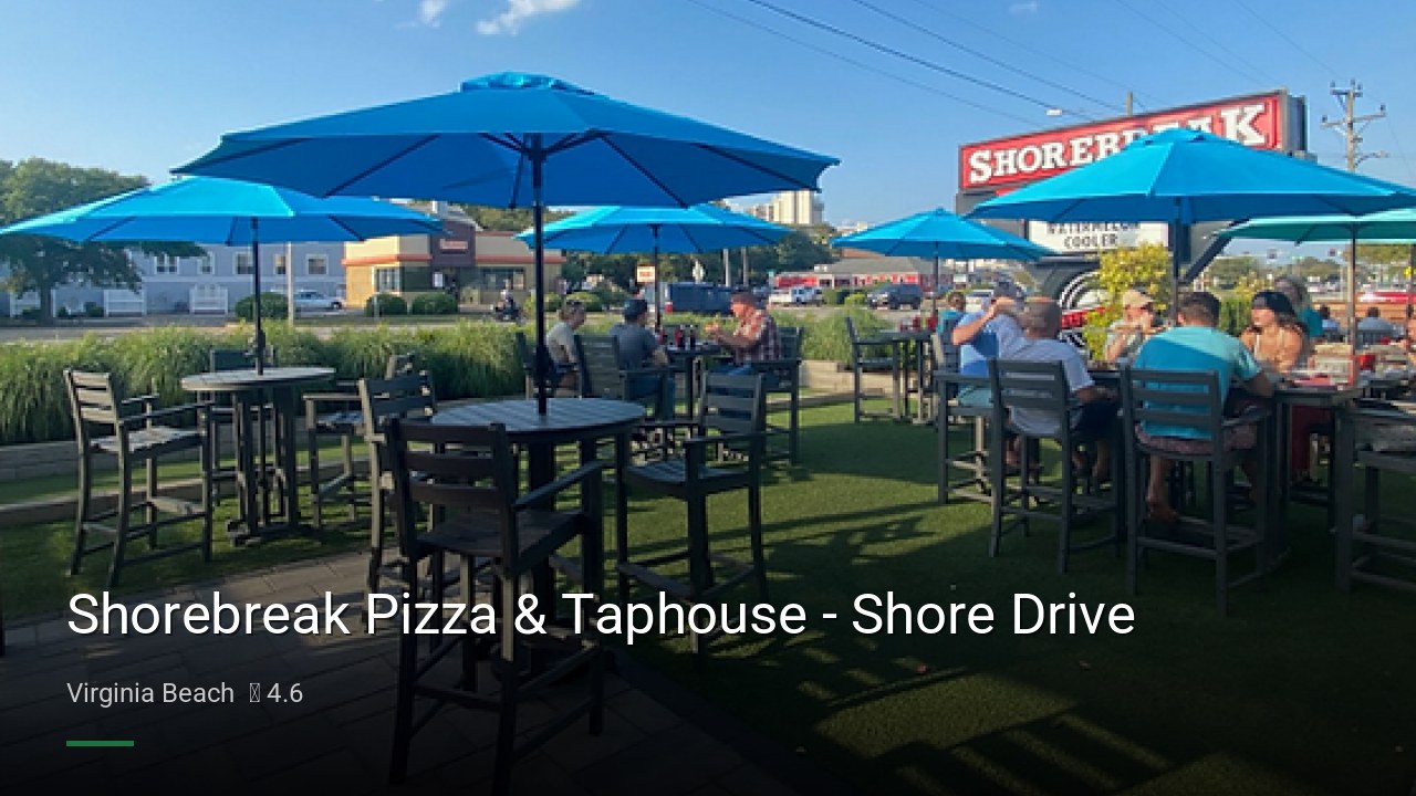 Shorebreak Pizza & Taphouse - Shore Drive - Sports Bars in Virginia Beach