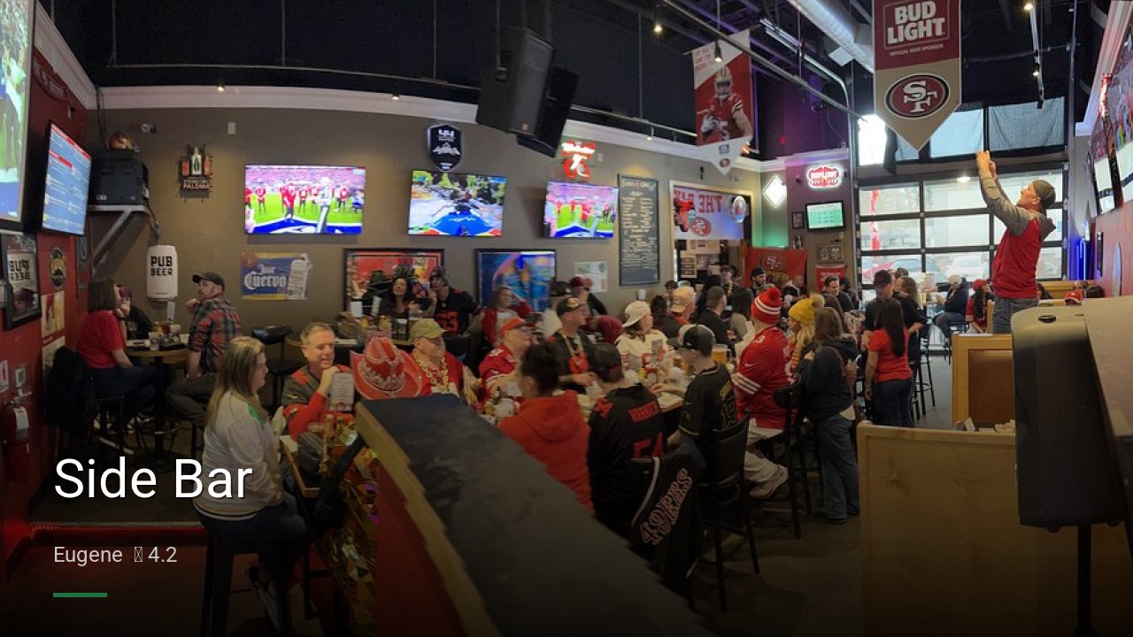Side Bar - Sports Bars in Eugene