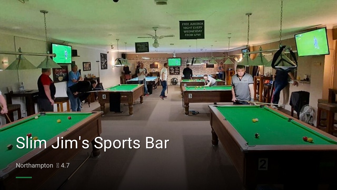 Slim Jim's Sports Bar - Sports Bars in Northampton