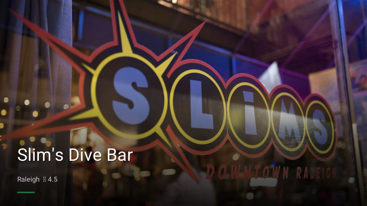 Slim's Dive Bar - Sports Bars in Raleigh