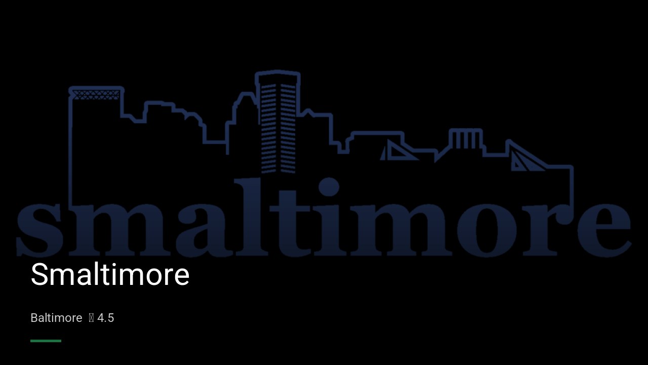 Smaltimore - Sports Bars in Baltimore