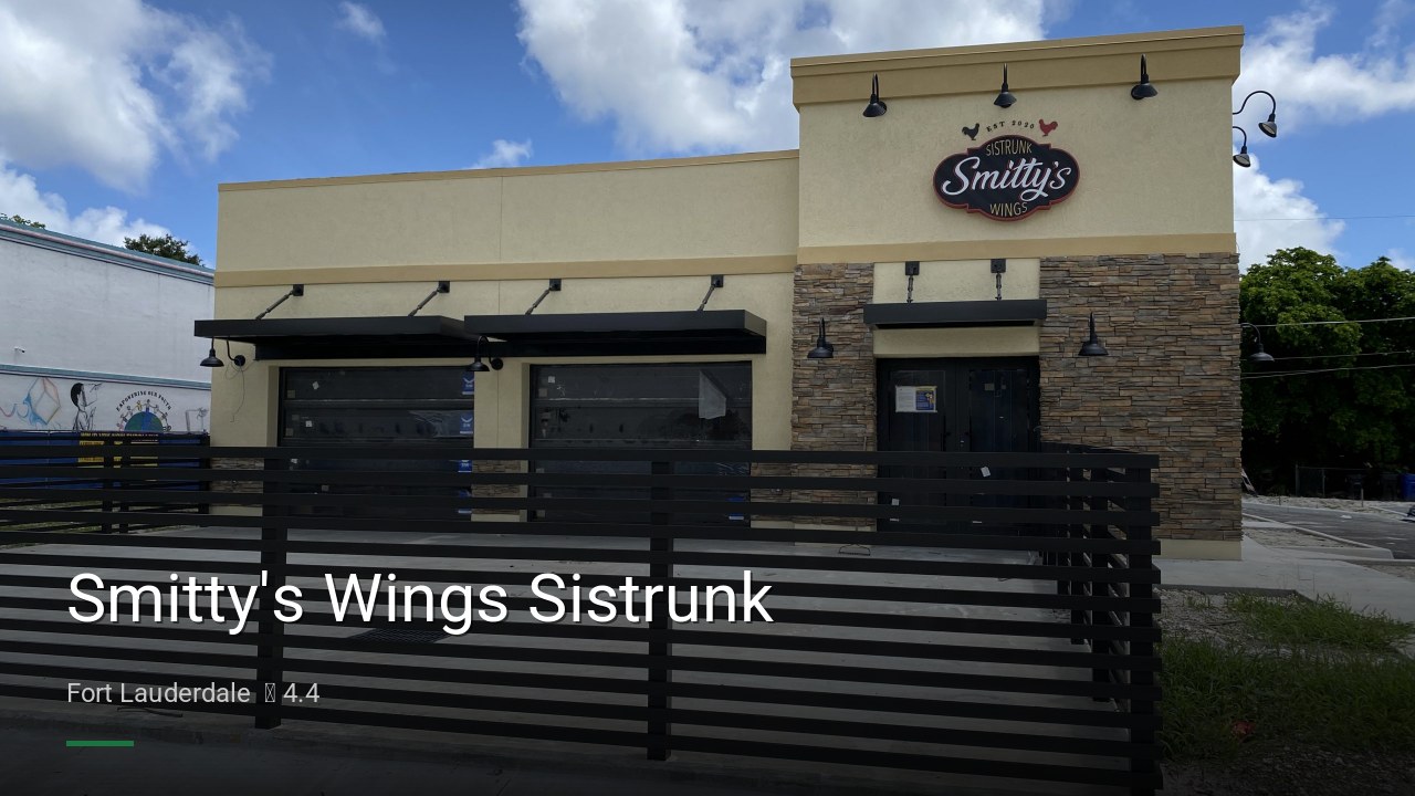 Smitty's Wings Sistrunk - Sports Bars in Fort Lauderdale