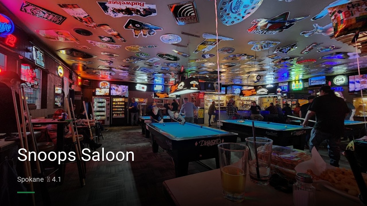 Snoops Saloon - Sports Bars in Spokane