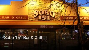 Watch MLB at Sobo 151 Bar & Grill in Denver