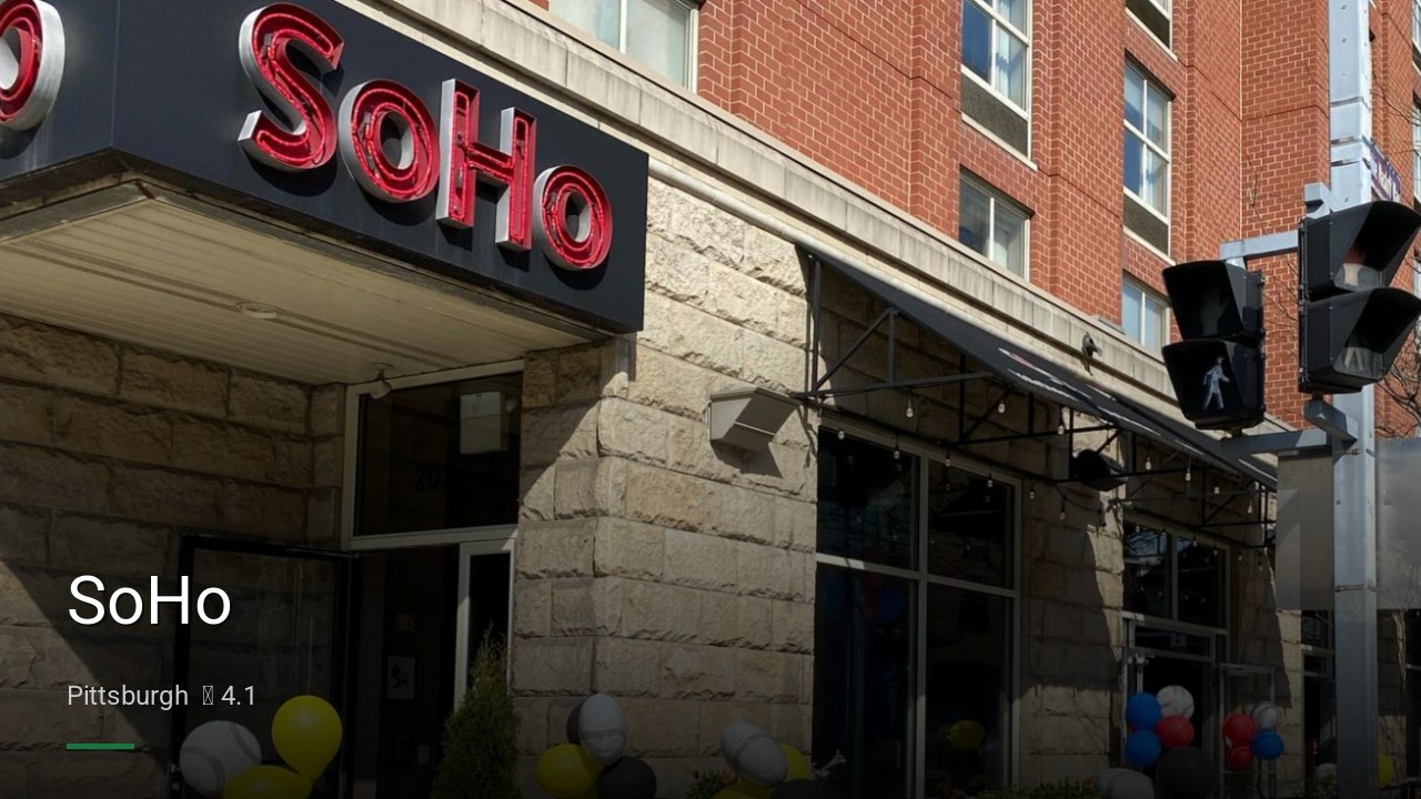 SoHo - Sports Bars in Pittsburgh