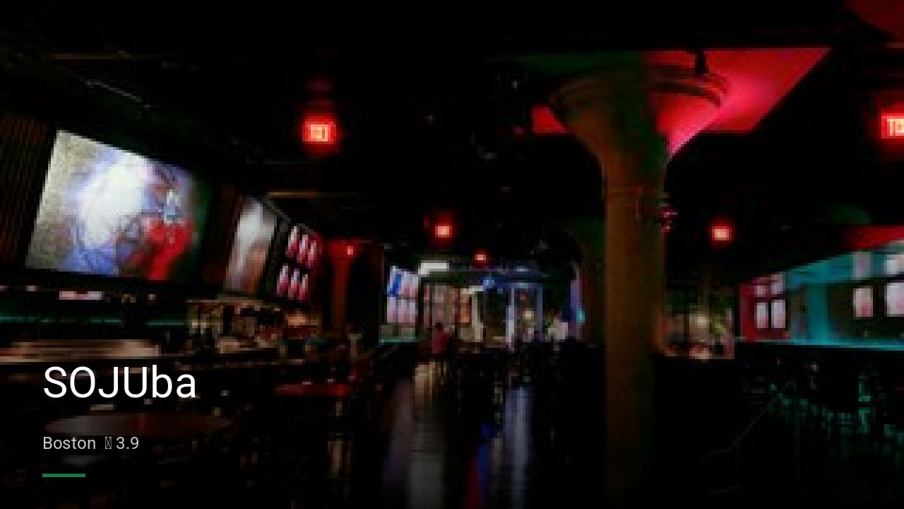 SOJUba - Sports Bars in Boston