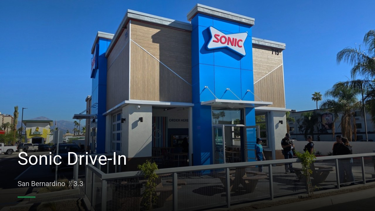 Sonic Drive-In - Sports Bars in San Bernardino