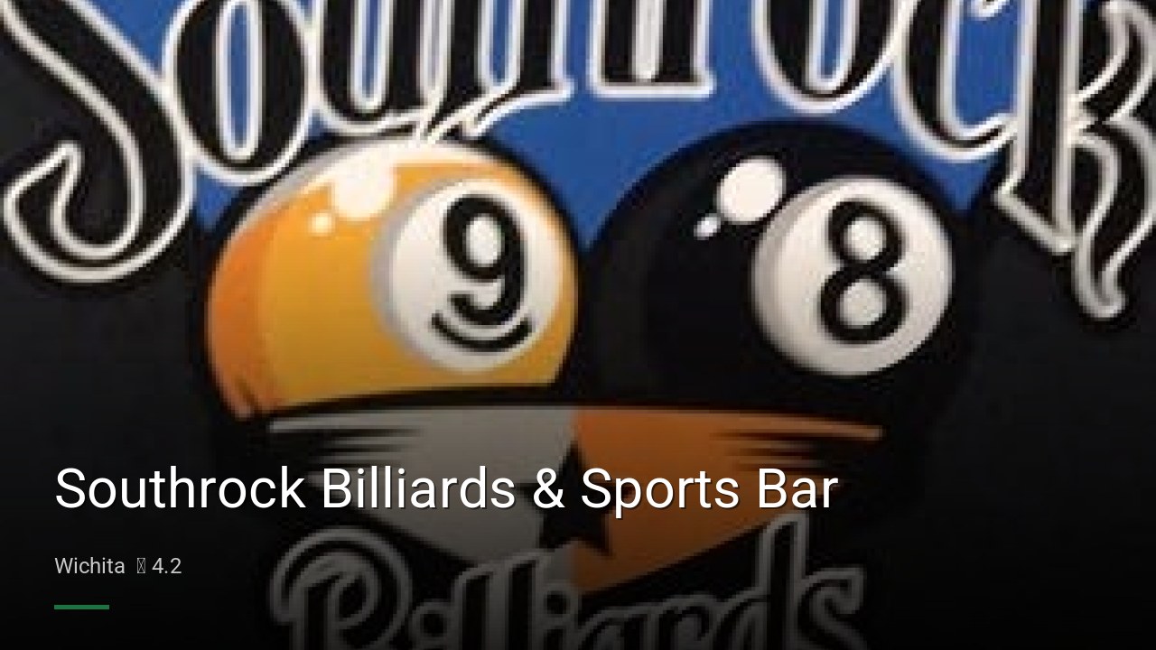 Southrock Billiards & Sports Bar - Sports Bars in Wichita