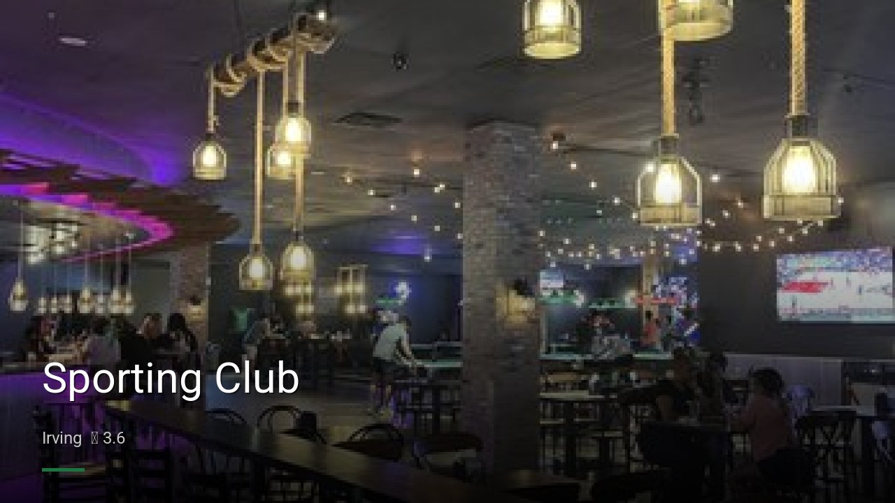 Sporting Club - Sports Bars in Irving