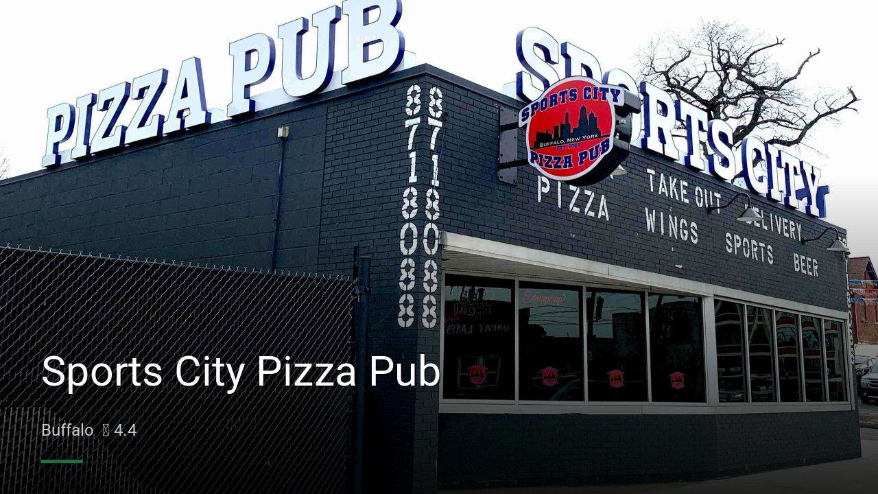 Sports City Pizza Pub - Sports Bars in Buffalo
