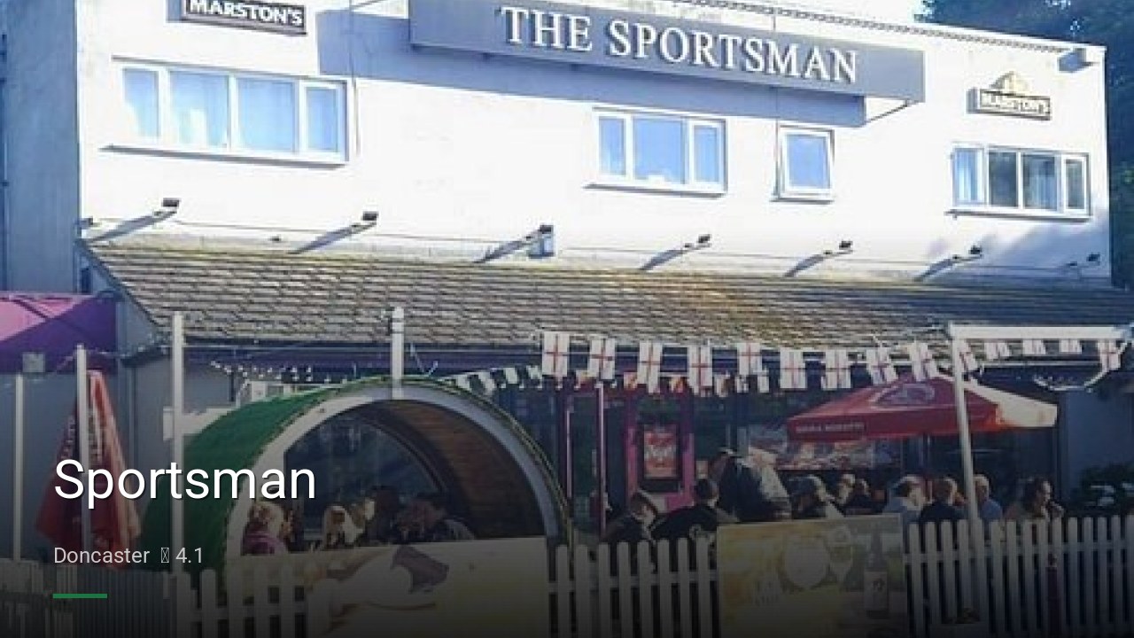 Sportsman - Sports Bars in Doncaster