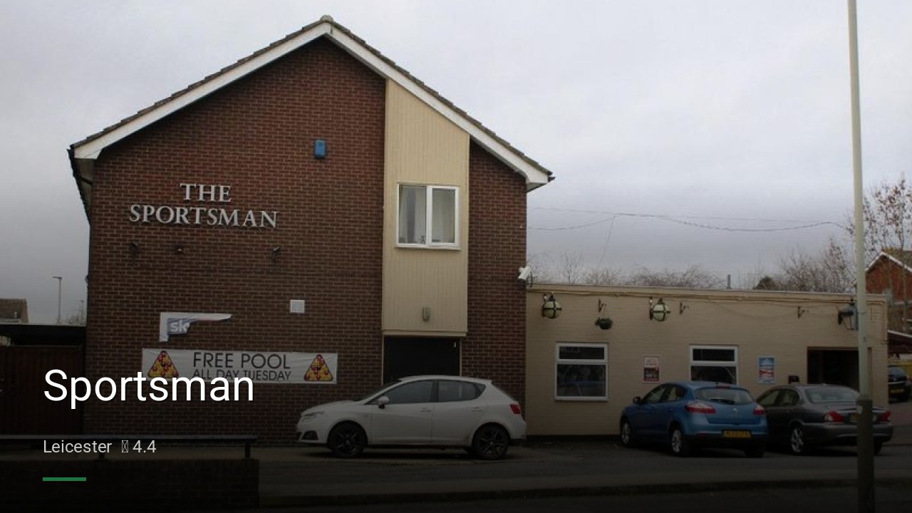 Sportsman - Sports Bars in Leicester
