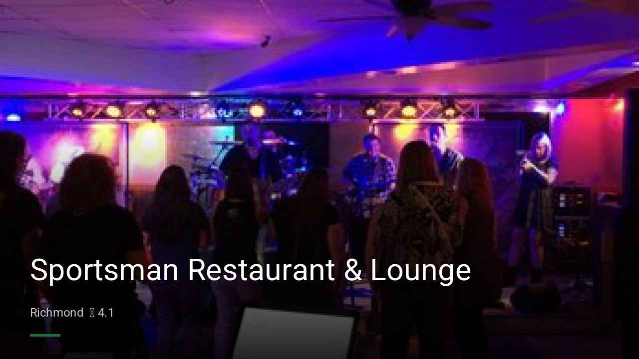 Sportsman Restaurant & Lounge - Sports Bars in Richmond
