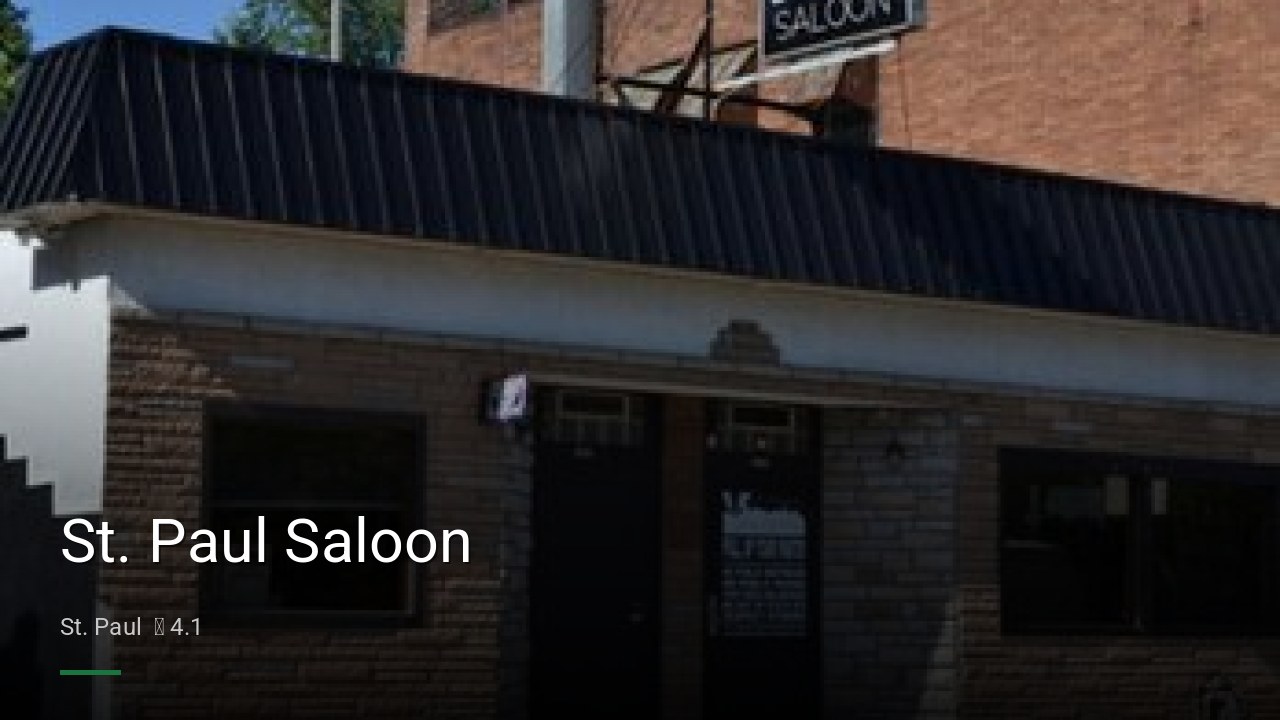 St. Paul Saloon - Sports Bars in St. Paul