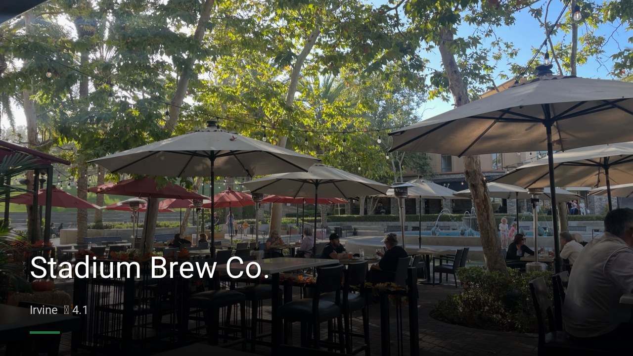 Stadium Brew Co. - Sports Bars in Irvine