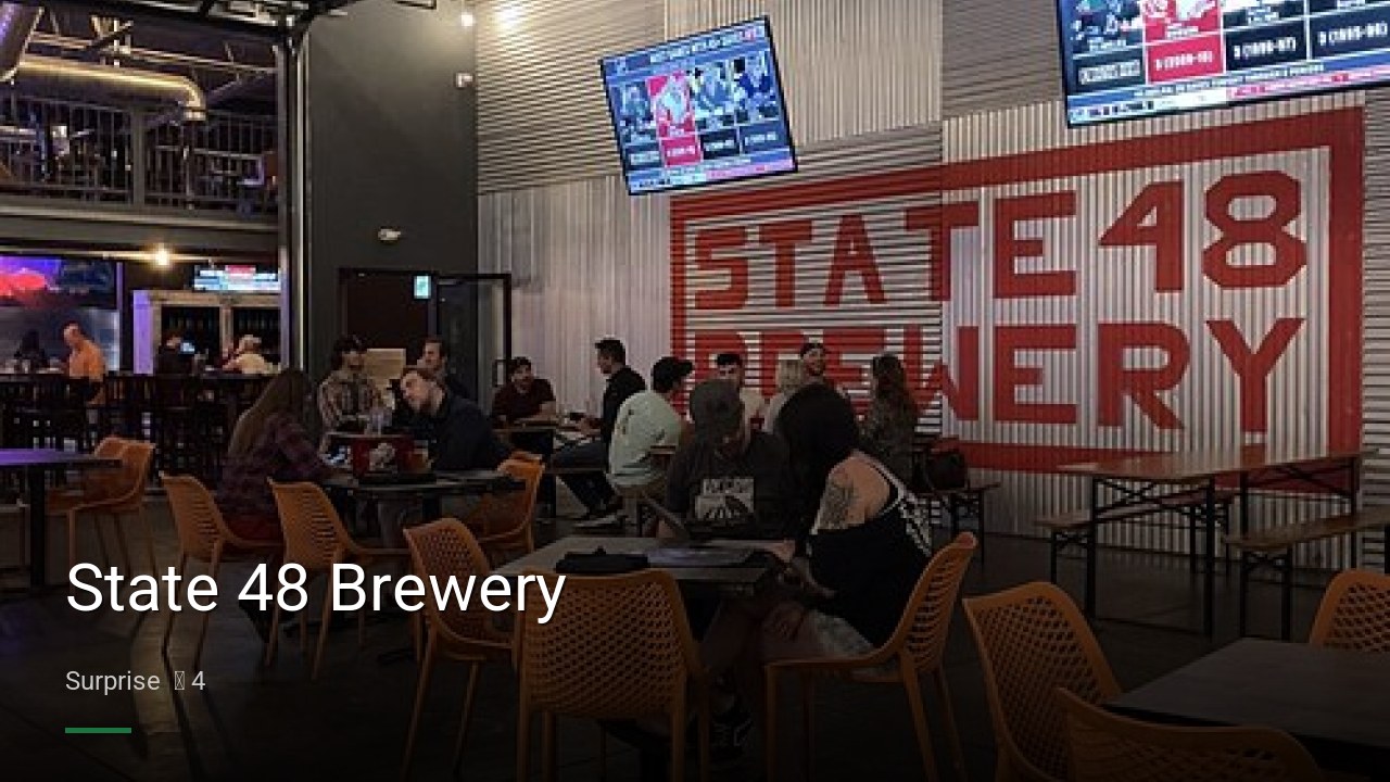 State 48 Brewery - Sports Bars in Surprise