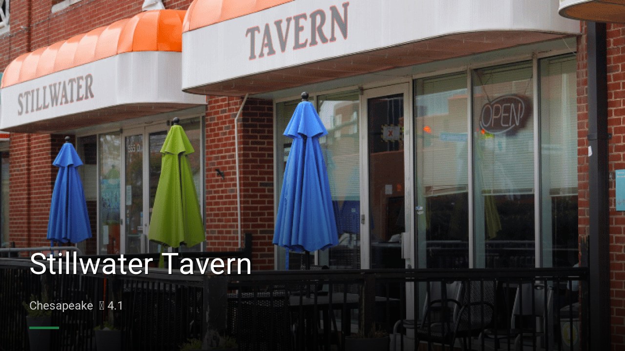 Stillwater Tavern - Sports Bars in Chesapeake