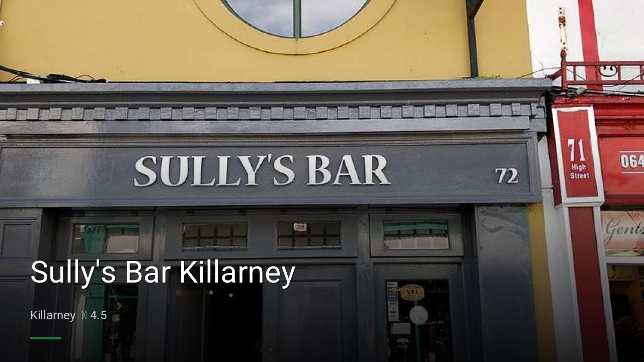 Sully's Bar Killarney - Sports Bars in Killarney