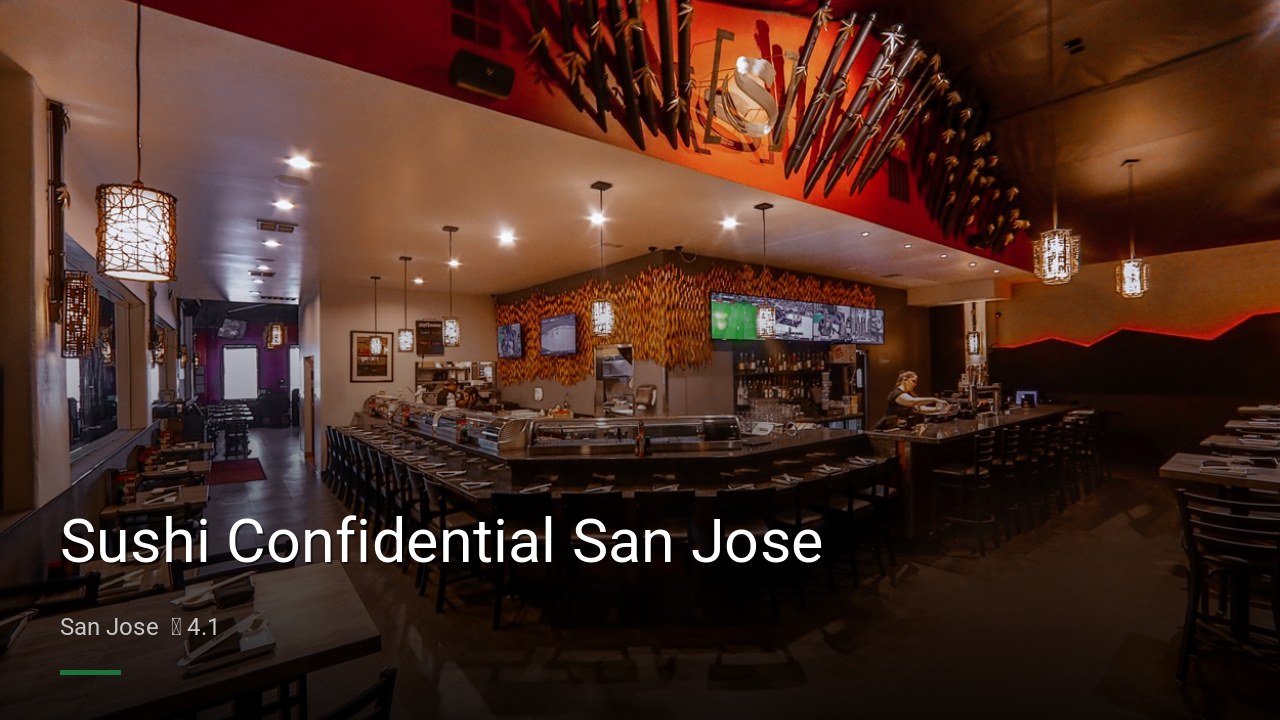 Sushi Confidential San Jose - Sports Bars in San Jose
