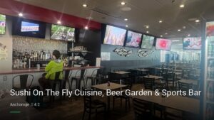 Sushi On The Fly Cuisine, Beer Garden & Sports Bar — Sports bars in Anchorage
