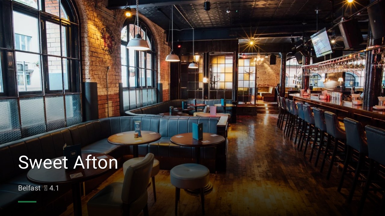 Sweet Afton - Sports Bars in Belfast