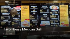 Taco House Mexican Grill — Sports bars in Stockton
