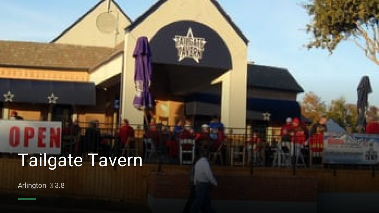 Tailgate Tavern - Sports Bars in Arlington