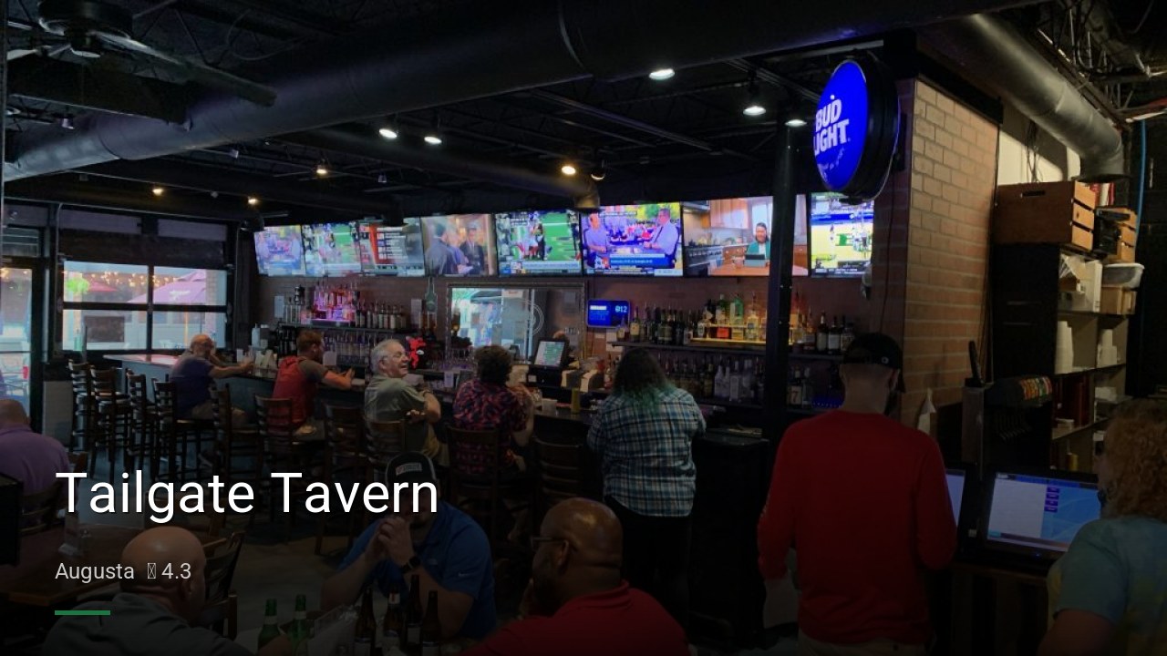 Tailgate Tavern - Sports Bars in Augusta