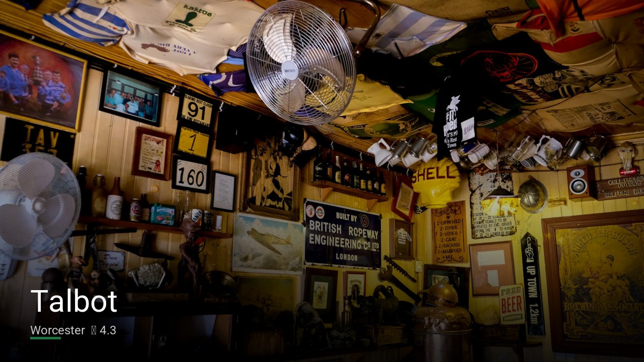 Talbot — Pubs in Worcester