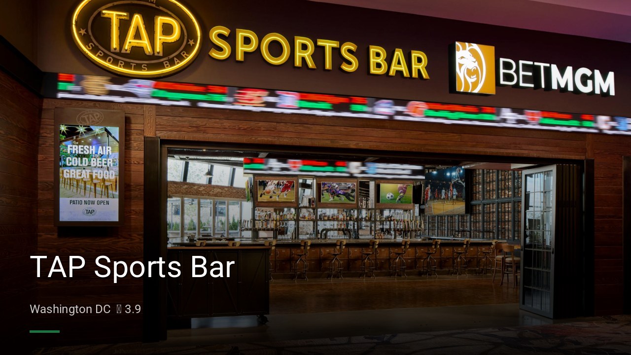 TAP Sports Bar - Sports Bars in Washington DC