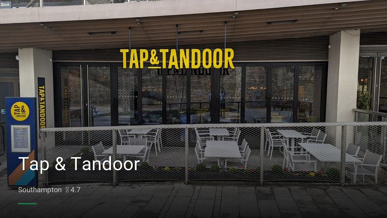 Tap & Tandoor - Sports Bars in Southampton