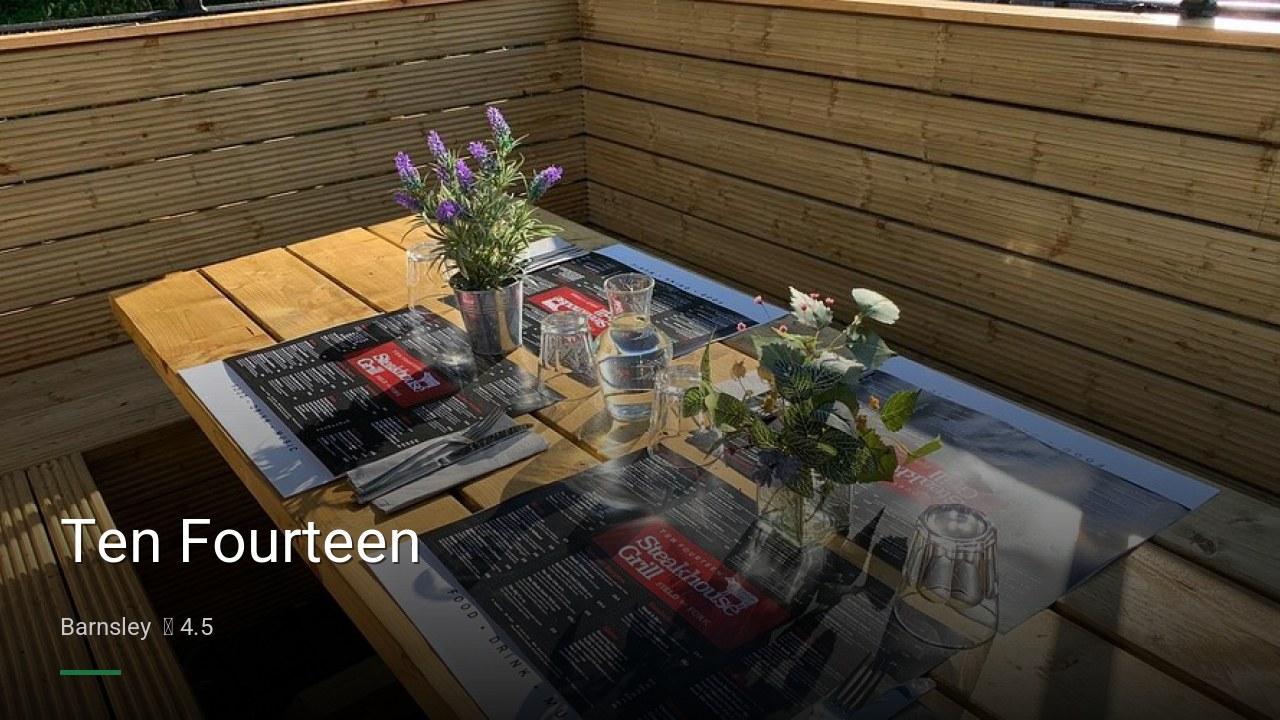 Ten Fourteen - Sports Bars in Barnsley