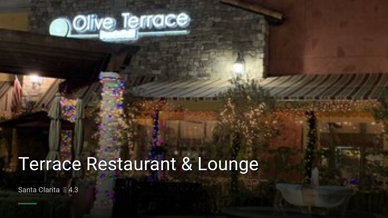 Terrace Restaurant & Lounge - Sports Bars in Santa Clarita