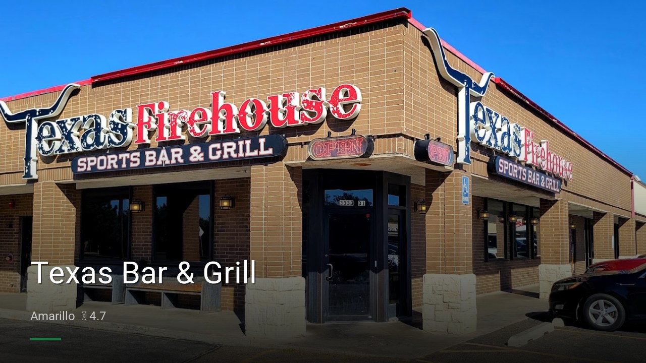 Texas Bar & Grill - Sports Bars in Amarillo