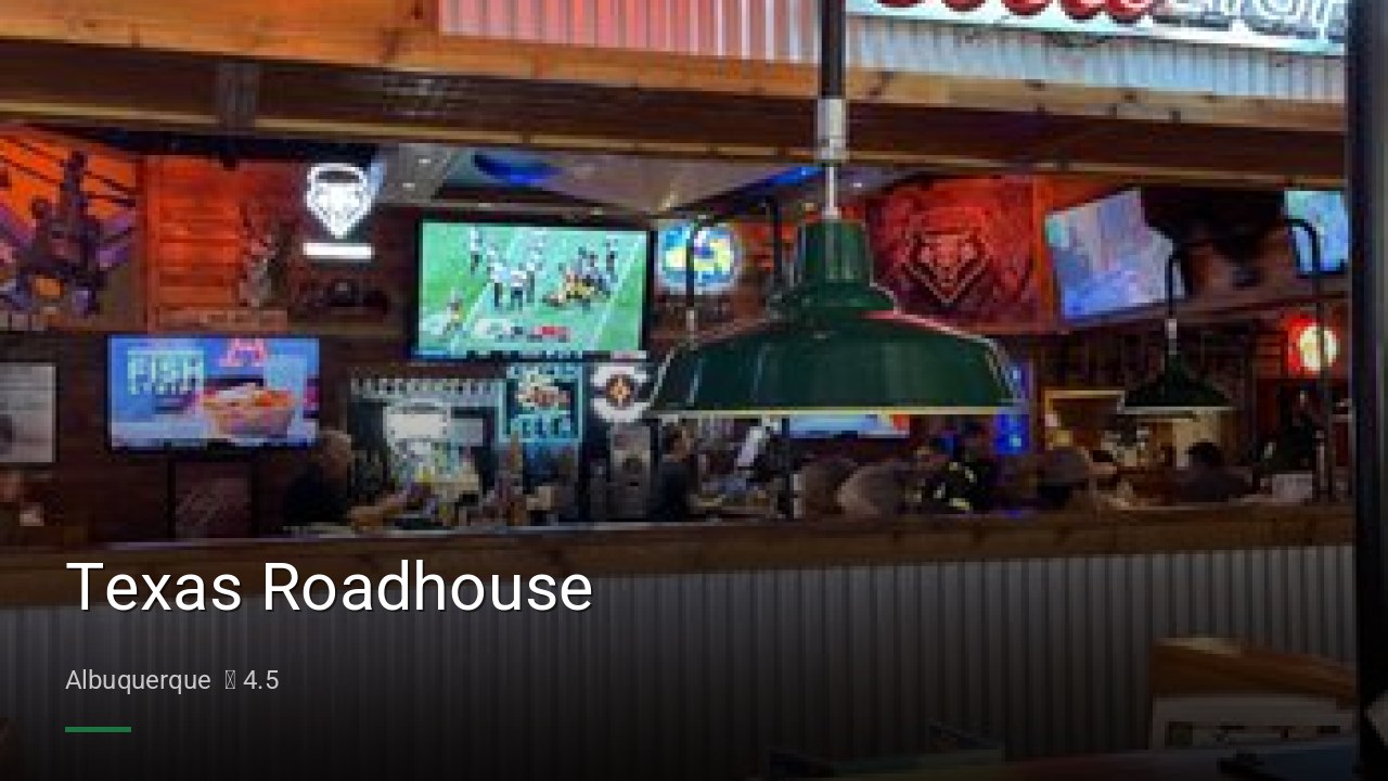 Texas Roadhouse - Sports Bars in Albuquerque