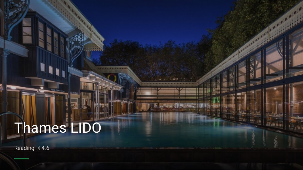 Thames LIDO - Sports Bars in Reading