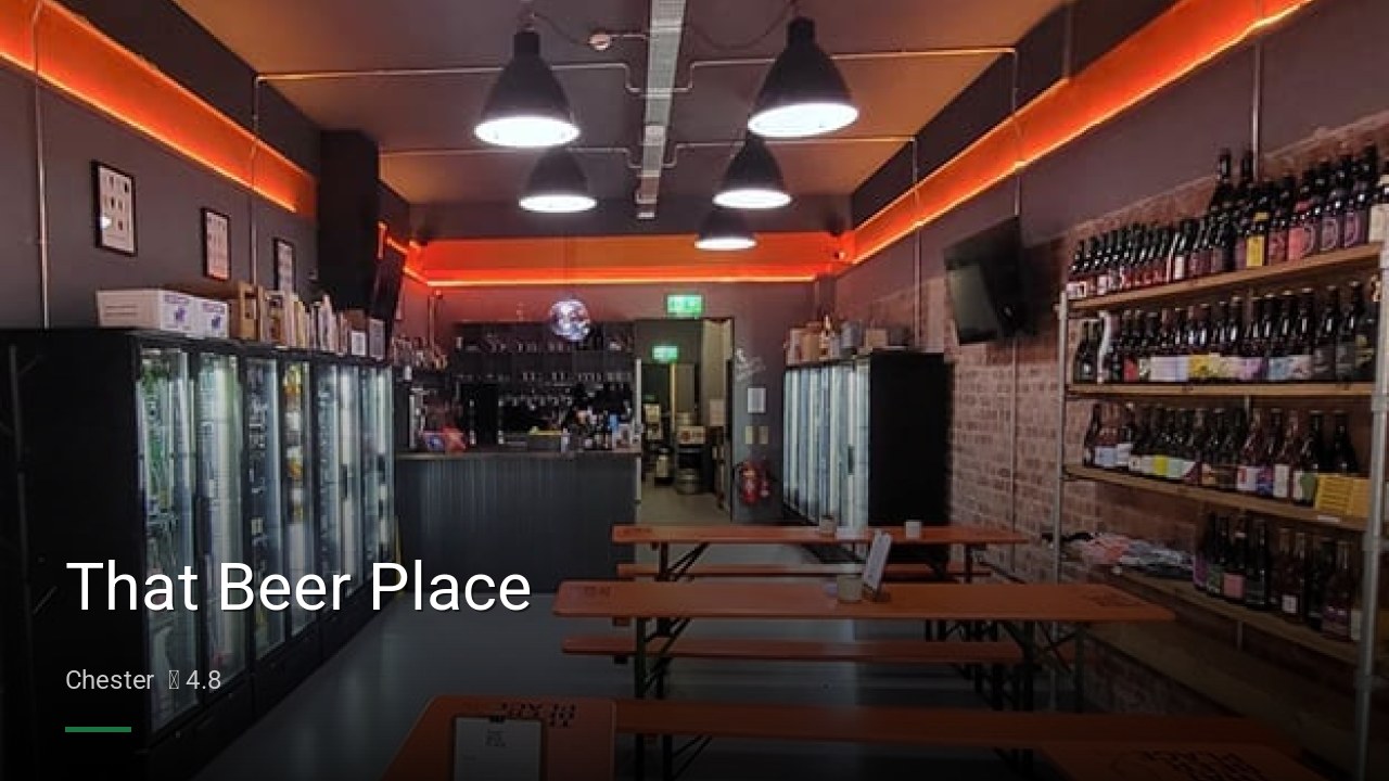 That Beer Place - Sports Bars in Chester