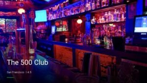 The 500 Club — Sports bars in San Francisco