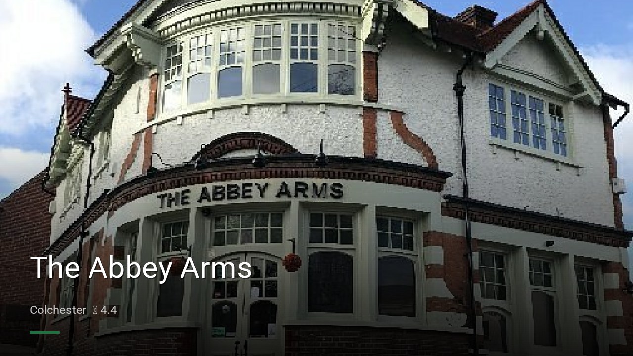 The Abbey Arms - Sports Bars in Colchester