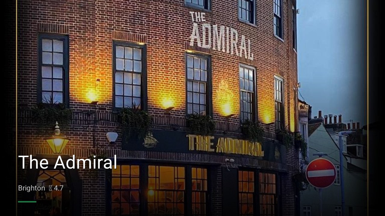 The Admiral - Sports Bars in Brighton