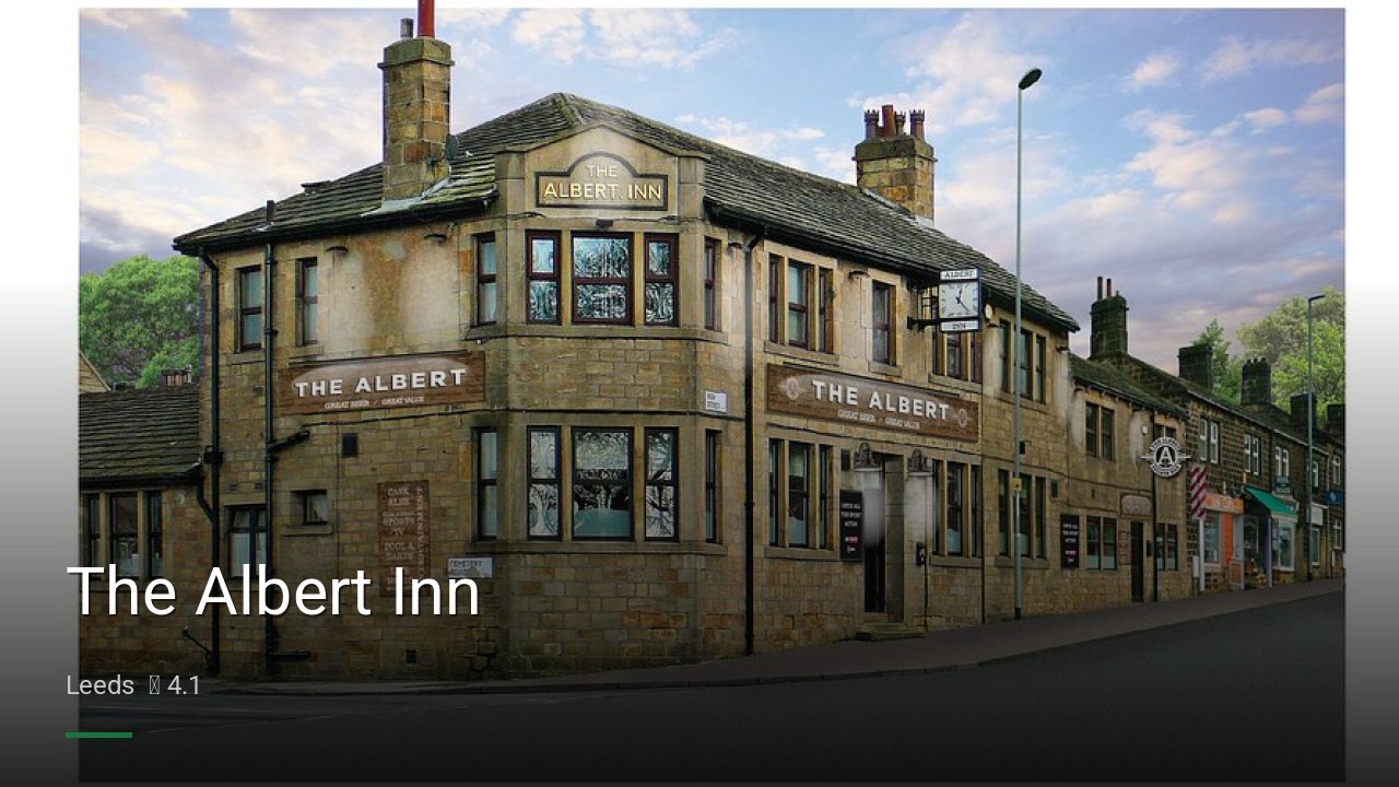 The Albert Inn - Sports Bars in Leeds