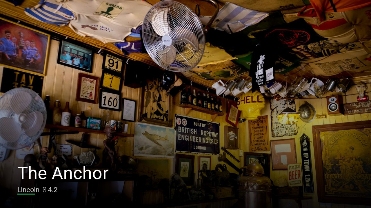 The Anchor — Pubs in Lincoln