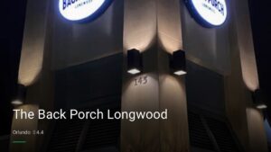 The Back Porch Longwood — Sports bars in Orlando