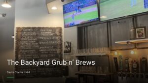 The Backyard Grub n’ Brews — Sports bars in Santa Clarita