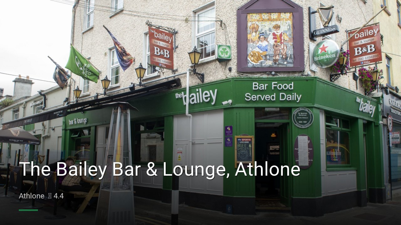 The Bailey Bar & Lounge, Athlone - Sports Bars in Athlone